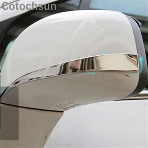 Cotochsun 2pcs/set Car styling Rearview Mirror Decoration Sticker case For Opel Mokka Buick Encore 2013-2017