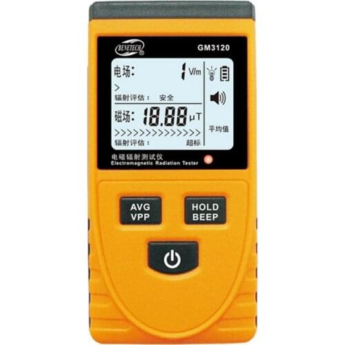 GM3120 electromagnetic radiation detectors, electromagnetic measuring instruments, household radiation monitor