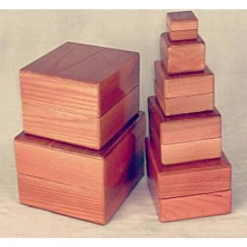 Nest of Boxes - Wooden Magic Tricks Stage Magia Object Appearing from Empty Box Magie Mentalism Illusion Gimmick Accessories