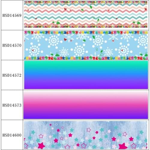 HSDRibbon free shipping 3" 75mm heat transfer printed hsd-design series Grosgrain Ribbon 50Yards/Roll