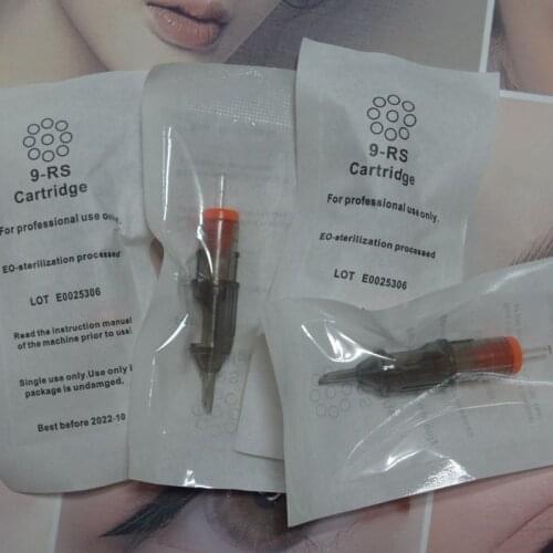 50/100 Pcs 9RS Tattoo Needles Bayonet Cartridge Needle Permanent Makeup Needle For Makeup Tattoo Eyebrow