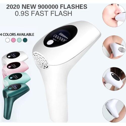 IPL Laser Depilator 900000 Flash Professional Permanent LCD Laser Hair Removal Photoepilator Women Painless Hair Remover Machine