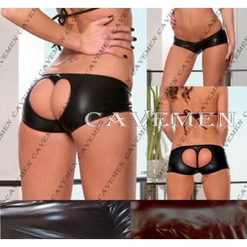 Heart Mooning Leatherwear2577Ladies G-string T-back Teddy Bikini Boxer Triangle Pajamas Skirt Suit Middle trousers Free Shipping