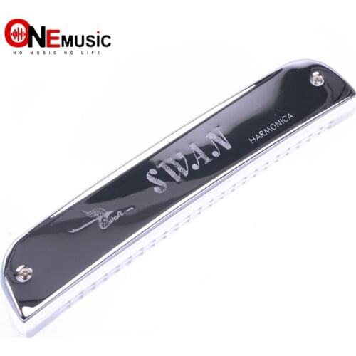 Swan Key Of C 24 Holes Accent Harmonica Boat Shaped Harmonica