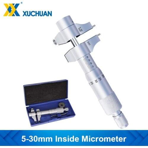 Micrometer 5-30mm Carbide Internal Diameter Measuring Tool Caliper Gauge Inside Micrometer