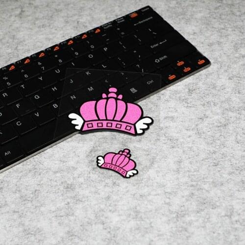 GalonDeco Cute Cartoon Crown Fashion Fuel Cap Car Sticker Scratch Cover Car Decal Motorcycle Helmet Decoration Sticker