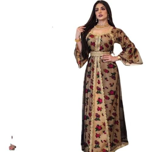 Muslim Fashion Dubai Abayas For Women Double-sided Patchwork Color Caftan Marocain Abaya Maxi Dresses Woman Summer Dress 2021