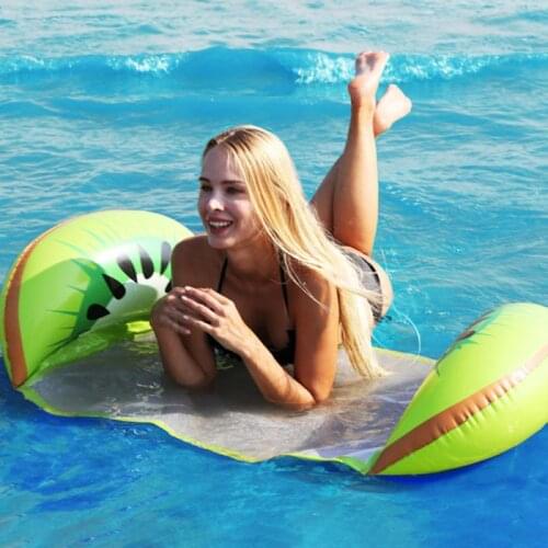 Swimming Inflatable Floating Float Water Hammock Pool Lounge Bed Chair Summer Pool Party Toy Inflatable Leisure Floating Bed