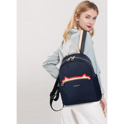 New Womens Backpack,Oxford Canvas Fashion Backpacks,Large Capacity Middle School Student School Bag,trendy leisure travel Bag