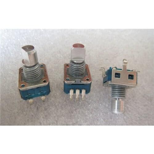 Original new 100% EC12 code switch 24 point power amplifier digital car DVD navigation potentiometer volume switch handle 11mm