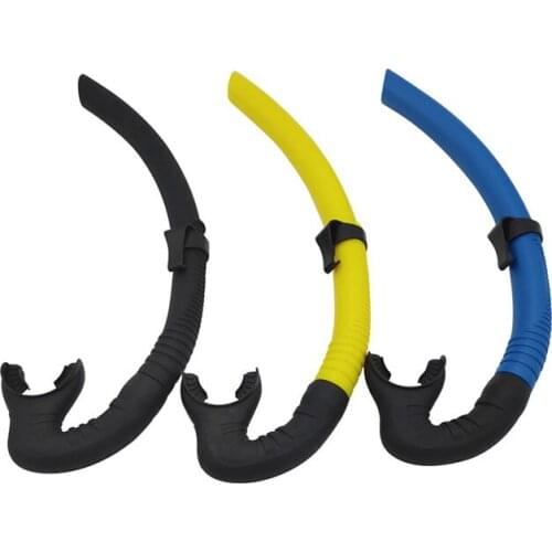 Semi-Dry Diving Snorkels Swimming Silicone Underwater Breathing Tube Professional Snorkeling Water Sports Diving Accessory