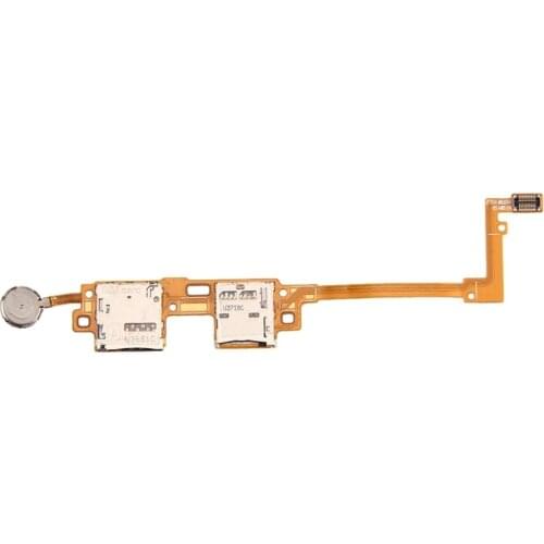SIM & SD Card Reader Contact Flex Cable for Galaxy Note 10.1 (2014 Edition) / P600 / P605