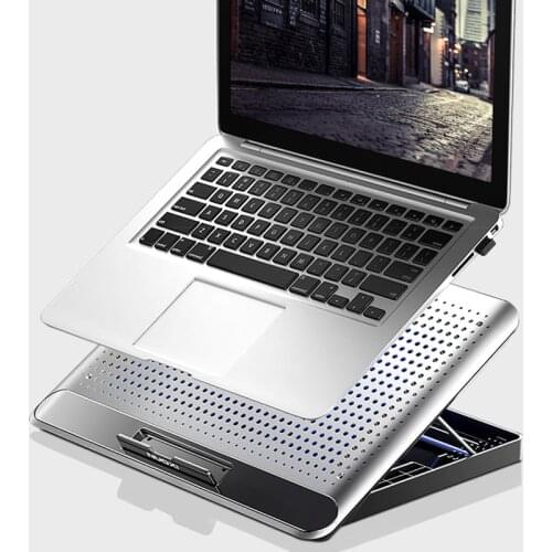 Quiet Fans Laptop Cooler Laptop Cooling Pad 6Speed Adjustable Notebook Gaming Cooler Stand Holder with 2 USB Ports for 12-17inch