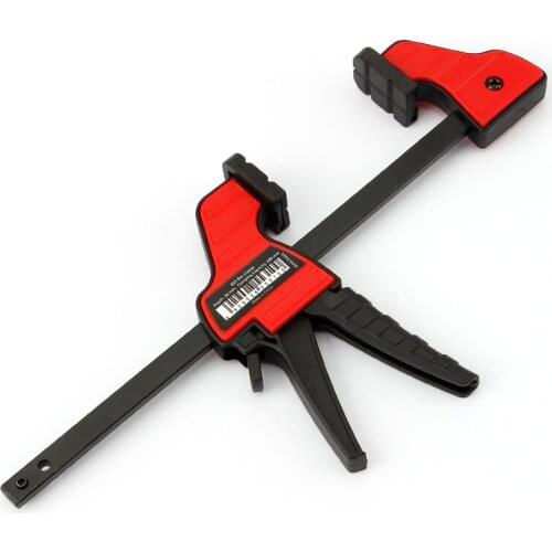 4 Inch Quick Ratchet F Clamp Heavy Duty Wood Working Work Bar Clamp Clip Kit Woodworking Reverse clamping 30x100mm