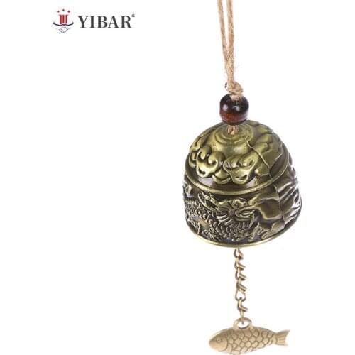 1Pc Dragon/Vis Feng Shui Bel Zegen Geluk Fortuin Opknoping Wind Chime