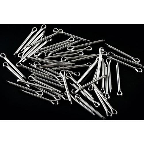 10pcs/lotFixing Stainless Steel Split Pin Cotter Lock Pin Mountain Road Bike Bicycle Disc Brake Pad