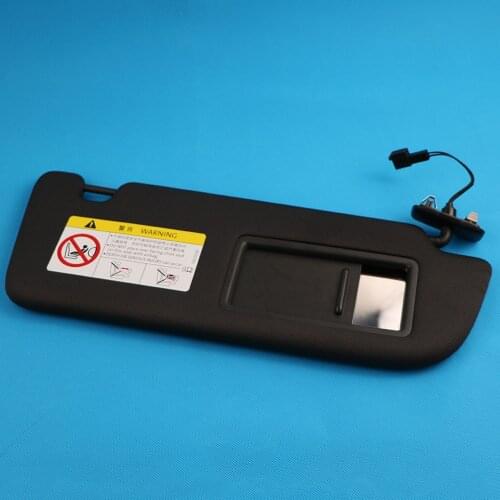 4K0857552 Black Right Front Sun Visor Panel With Makeup Mirror For AUDI A6 C8 Q8 2019+ 8K0857551