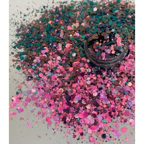 2021 NEw Chameleon - Color Shift Glitter for Nail Multi-Purpose Chameleon Chunky glitter (50g .BAG) Chameleon Chunky Glitter