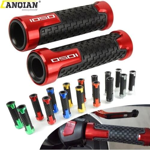 7/8" 22mm Motorcycle Accessories CNC Rubber Handlebar Motorbike Hand Grips Bar End Grip For ADVENTURE 1050 ADV1050 2015 2016