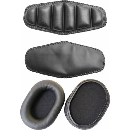 Ear pads replacement cover for Aviation Communication AC400 AC747 AC-900 PNR,Avcomm INC AC-800S Pilot hearphone 95x70x20mm