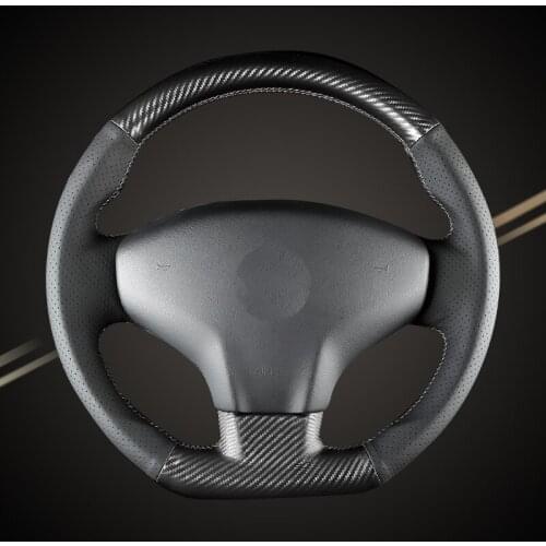 Auto Braid On The Steering Wheel Cover for Citroen Elysee C-Elysee 2014 New Elysee Peugeot 301 2013-2016 Car Covers Car-styling