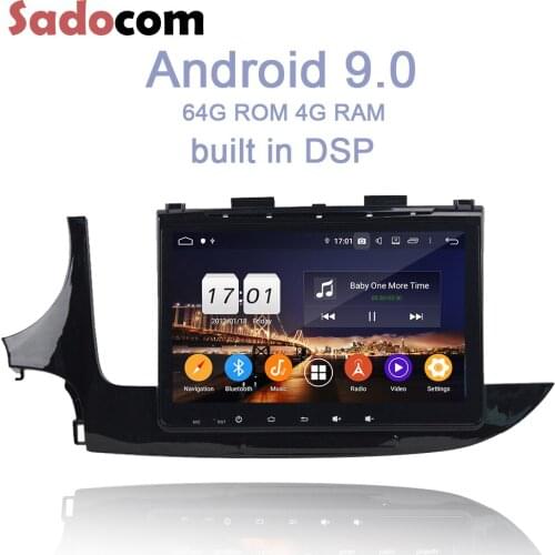 PX6 DSP TDA7851 9" Android 10.0 8 Core 4GB RAM 64G Car DVD Player GPS Glonass autoradio Bluetooth5.0 For Opel MOKKA 2016 2017