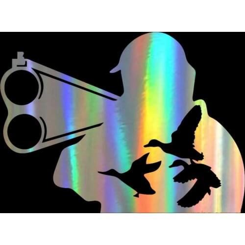 Car Sticker 3D 15.5cm*11.5cm Hunter Wild Duck Hunting Decal Funny Sticker On Car Funny Stickers and Decals Vinyl Car Styling