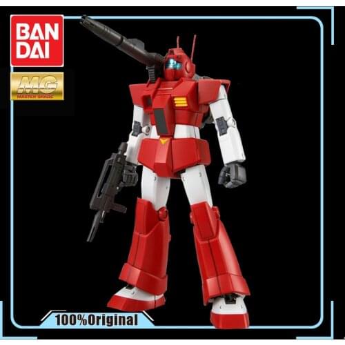 BANDAI PB MG 1/100 RGC-80 GM Cannon Gundam Red Head Assembling Model Action Toy Figures