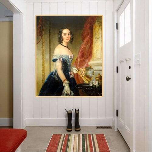 Citon Christina Robertson《Princess Elena Pavlovna Belosselsky-Belozersky》Canvas Oil Painting World Famous Art Picture Decoration