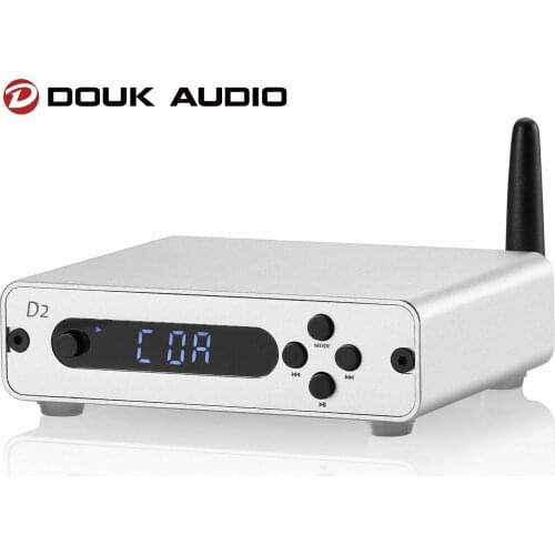 Douk Audio HiFi Bluetooth 5.0 USB/COAX/OPT Digital to Analog Converter Stereo Audio Receiver Headphone Amplifier DSD256