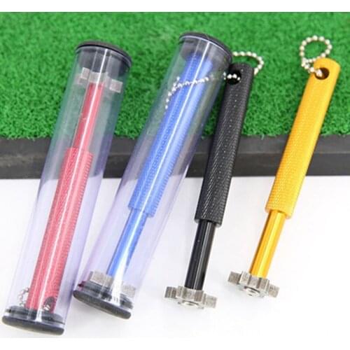 Golf Club Groove Sharpener Cleaner Tool Easy for Use Suitable U & V-Grooves Head Strong Wedge Alloy Sharpening
