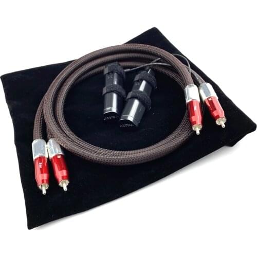 Audiophile FIRE Analog RCA Interconnect Cable with 72V DBS for HIFI Audio System
