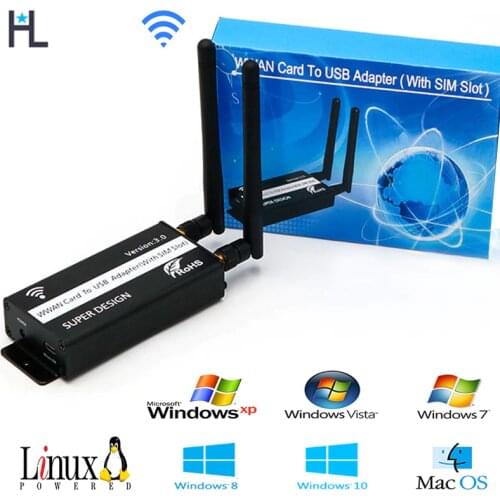 Mini pci-e to Mini USB Adapter With sim card Slot for wwan/lte/gsm/hspa/GPS 3G/4G wireless Mini pci-e card ,lte mini pci
