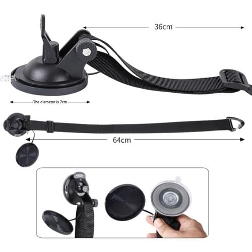Multifunctional Heavy Duty Suction Cup Anchor with Securing Hook Adjsutable Tie Down Car Accessory as Car Side Awning