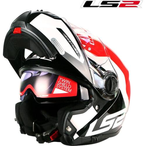 LS2 FF325 Flip Up Motorcycle Helmet Dual Shield Man Woman Modular Helmet Casco Moto capacete ls2 Helmet cascos para moto DOT