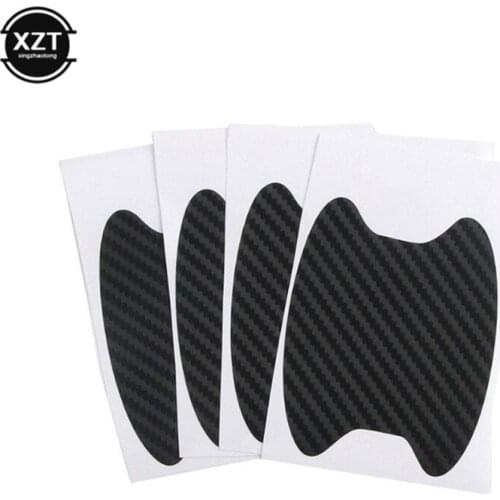 4 pcs Car Door Sticker Scratches Resistant Cover Car Handle Protection Film Automotive Car Exterior Decoration auto Accessories