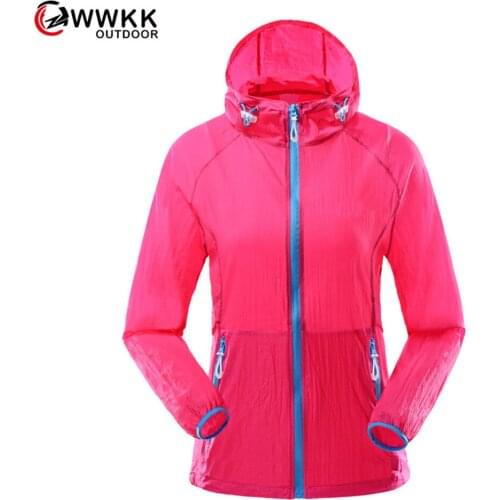 2020 New Couple Waterproof Jacket Sunscreen UV Protection Outdoor Light Sweat Camping Sports Walking Quick-Drying Hiking Jackets