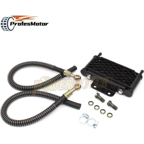 Motocycle Oil Cooling Cooler Radiator Horizontal Engine For 50 70 90 110 125 Dirt Pit Monkey Bike ATV Motorcycle KAYO APOLLO