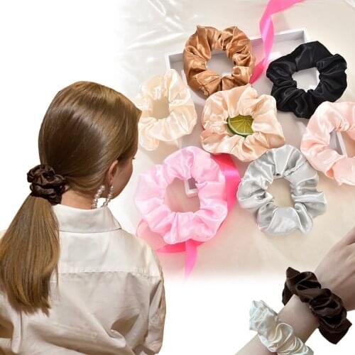 1/2/3 Pcs Woman Fashion Scrunchies Velvet Hair Ties Girls Ponytail Holders Rubber Band Elastic Hairband Satin Hair Accessories