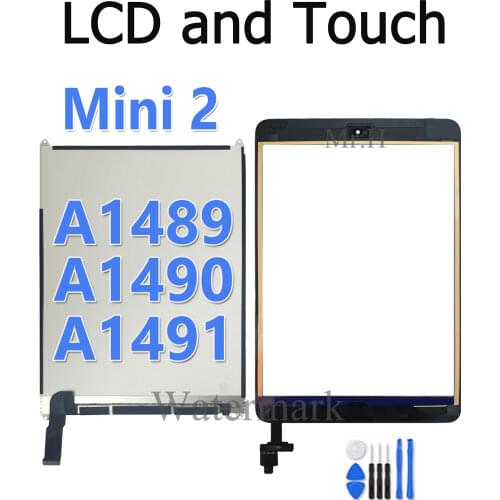 Touch Screen LCD Display for iPad Mini 1 2 3 Mini1 Mini2 Mini3 A1432 A1454 A1455 A1489 A1490 A1491 A1600 A1601 7.9" Tablet Part