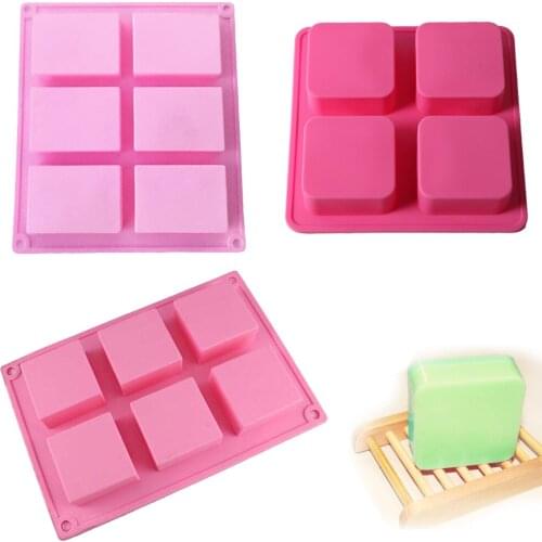 Silicone Soap Mold Making Ice Cube Tray Mold Silicone Mold Fondant Mold For Cake Decorating Tools Chocolate Mold Cake Tools