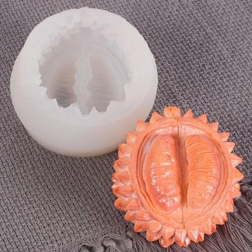 DIY Durian Ice Cream Silicone Mold Cake Decoration Aromatherapy Plaster Chocolate Model Household Jewelry Handmade Wholesale