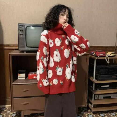 BeeHouse sweater mulher blusas sueter feminino christmas vintage winter women camisolas vetements femme ropa de invierno mujer