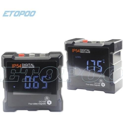 New Product IP54 MiniDigital Protractor Inclinometer Electronic Protractor Inclinometer Level Box Angle Meter with Magnetic Base