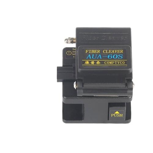 Fiber Optic Cutting Tool Black AUA60S Optical Cable Cutter High Precision Fiber Cleaver Durable Optic Wire Cord Cutterbar Slicer