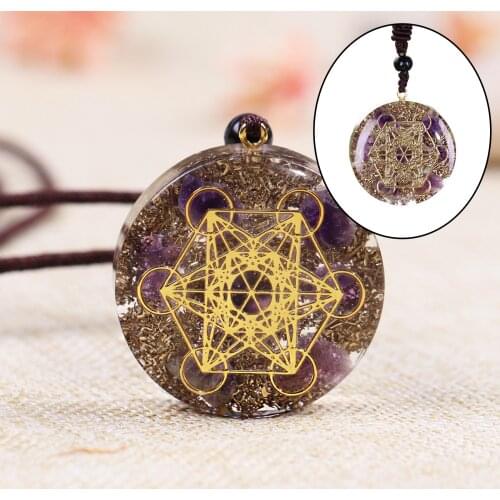 Natural Stone Energy Crystal Pendant Necklace Amulet Jewelry Collection