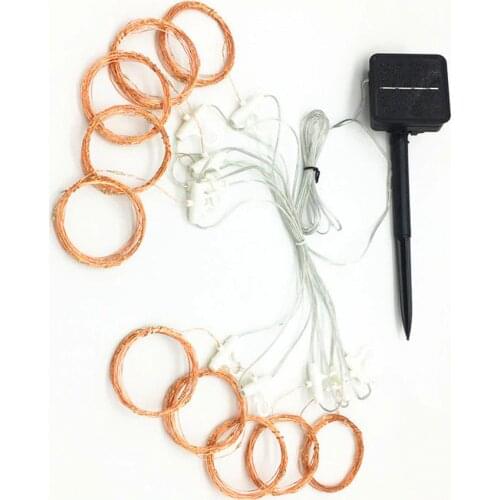 200/300LED Solar Curtain String Lights Wedding Holidays Party String Lights Waterproof Outdoor Indoor Christmas Light Decoration