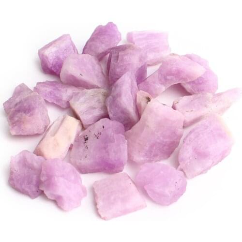 30g Natural Raw Purple Kunzite Crystal Stones Rough Spodumene Chips Rock Quartz Minerals Specimen Healing Home Decor
