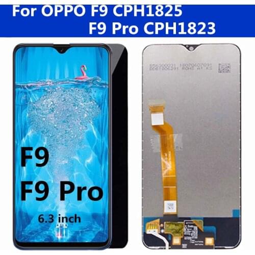 6.3" OPPO F9 LCD DIsplay Touch Screen Digitizer Assembly Replacement For OPPO F9 CPH1825 / F9 Pro CPH1823 LCD