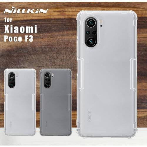 Nillkin For Xiaomi Poco F3 Pro case TPU full 360 Phone Case Protective Back Cover For Poco F3 Redmi K40 Pro Plus